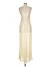 RUMORED 100% Polyester Metallic Ivory Cocktail Dress Size M - photo 2