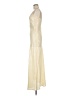 RUMORED 100% Polyester Metallic Ivory Cocktail Dress Size M - photo 5