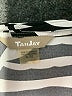 TanJay Graphic Black Silver 3/4 Sleeve Blouse Size XL - photo 7