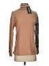 Assorted Brands Animal Print Tan Turtleneck Sweater Size S - photo 1