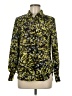 Unbranded Print Yellow Long Sleeve Blouse Size M (estimated) - photo 1