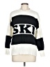 Sincerely Jules Stripes White Pullover Sweater Size L - photo 1