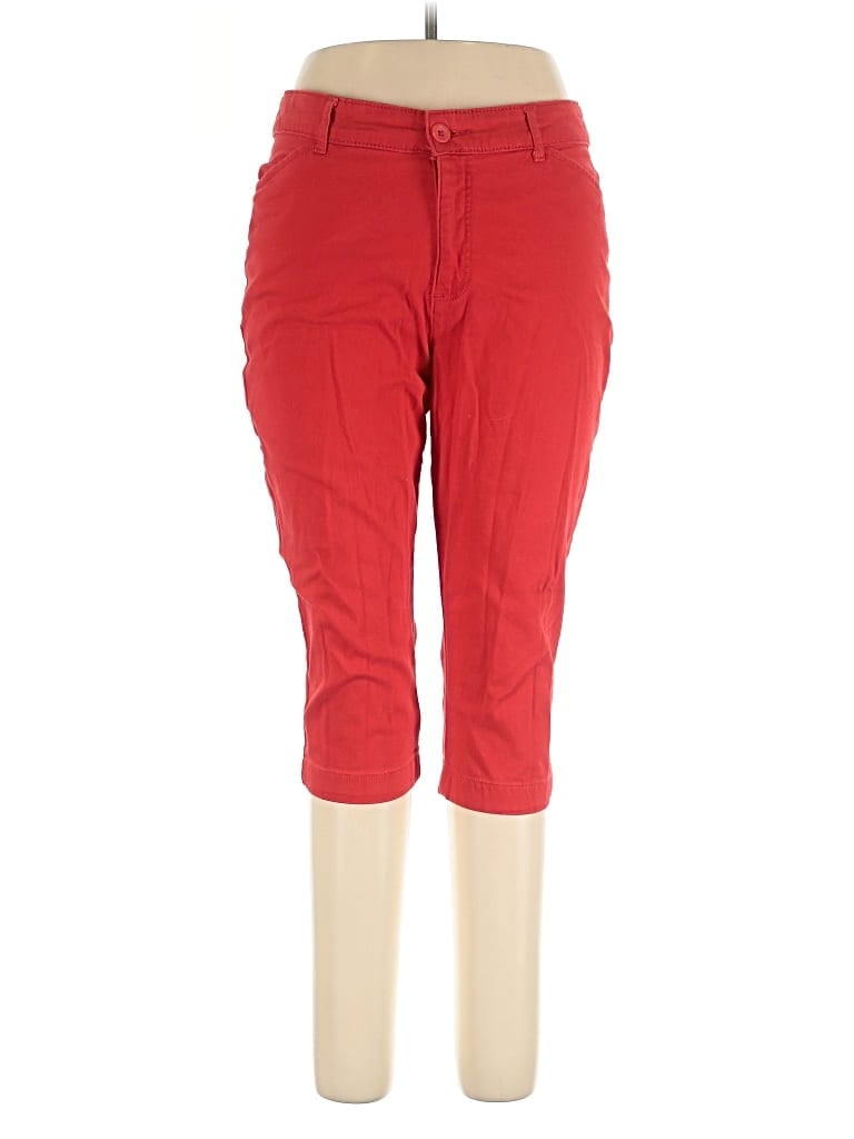 Pre-owned St. John's Bay Casual Pants In Red