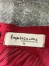Impressions 100% Polyester Burgundy Long Sleeve Blouse Size M - photo 7
