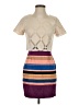 Weston Color Block Tan Cocktail Dress Size 0 - photo 1