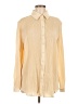PrettyLittleThing 100% Polyester Yellow Long Sleeve Blouse Size 6 - photo 1