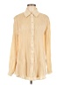 PrettyLittleThing 100% Polyester Ivory Long Sleeve Blouse Size 6 - photo 1