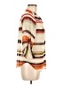 Bar III 100% Polyester Stripes Ivory 3/4 Sleeve Blouse Size M - photo 4