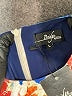 Bridge Graphic Blue Cocktail Dress Size L - photo 3