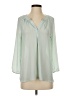 Alice Collection 100% Polyester Green 3/4 Sleeve Blouse Size S - photo 1