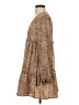Shein 100% Polyester Animal Print Brown Casual Dress Size XS - photo 5