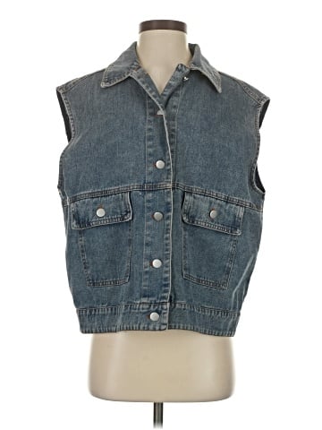 Le Lis Denim Vest (view 1)