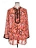 Maggie Barnes 100% Polyester Orange Long Sleeve Blouse Size 1X - photo 1