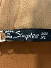 Simplee Solid Tan Casual Skirt Size XL - photo 4