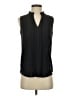 Ann Taylor 100% Polyester Black Sleeveless T-Shirt Size XS - photo 1