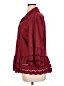 Unbranded Burgundy 3/4 Sleeve Button-Down Shirt Size XL - photo 5