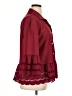 Unbranded Burgundy 3/4 Sleeve Button-Down Shirt Size XL - photo 4