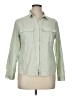 Unbranded Green 3/4 Sleeve Button-Down Shirt Size XL - photo 1