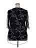 SeSe Code Black 3/4 Sleeve Blouse Size XXL - photo 2