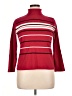 Northern Reflections 100% Cotton Stripes Red Turtleneck Sweater Size XL - photo 1