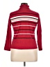 Northern Reflections 100% Cotton Stripes Red Turtleneck Sweater Size XL - photo 2