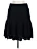 Leifnotes Solid Black Casual Skirt Size M - photo 2
