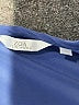 Zoa 100% Polyester Color Block Blue Short Sleeve Blouse Size M - photo 7