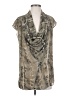 Heed 100% Polyester Gray Sleeveless Blouse Size S - photo 1