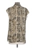 Heed 100% Polyester Gray Sleeveless Blouse Size S - photo 2