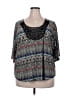 Lavish Black 3/4 Sleeve Blouse Size XXL - photo 1