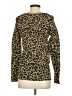 Britt's Knits Animal Print Brown Pullover Sweater Size S - photo 2