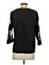 Unbranded 100% Cotton Black 3/4 Sleeve Blouse Size S - photo 2