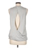 Fabletics Silver Sleeveless T-Shirt Size M - photo 2
