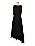 MNG 100% Polyester Solid Black Cocktail Dress Size 8 - photo 1