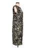 En Focus Animal Print Black Cocktail Dress Size L (estimated) - photo 4