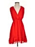 Essue 100% Polyester Solid Red Cocktail Dress Size S - photo 1