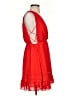 Essue 100% Polyester Solid Red Cocktail Dress Size S - photo 4