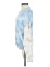 Michael Stars 100% Cotton Tie-dye Blue Pullover Sweater Size XS - photo 5
