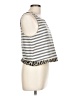wren 100% Cotton Gray Sleeveless Top Size L - photo 4