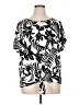 Allison Daley Black Short Sleeve Blouse Size 1X - photo 1