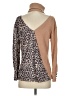Assorted Brands Animal Print Tan Turtleneck Sweater Size S - photo 2