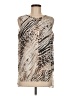Sioni 100% Polyester Animal Print Tan Sleeveless Blouse Size M - photo 1