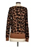 Ann Taylor Factory Animal Print Brown Pullover Sweater Size S - photo 2