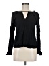 Lush 100% Rayon Black Long Sleeve Blouse Size M - photo 1