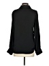 KLD Signature 100% Polyester Solid Black Long Sleeve Blouse Size S - photo 2