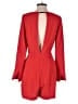 H&M 100% Polyester Solid Red Romper Size 8 - photo 2