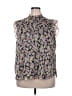 Ann Taylor LOFT 100% Polyester Black Sleeveless Blouse Size XXL - photo 1