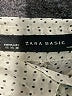Zara Basic Polka Dots Ivory Short Sleeve Blouse Size XS - photo 7