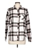 Maurices Plaid Silver Long Sleeve Button-Down Shirt Size L - photo 1
