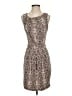 Tart Animal Print Tan Cocktail Dress Size S - photo 1